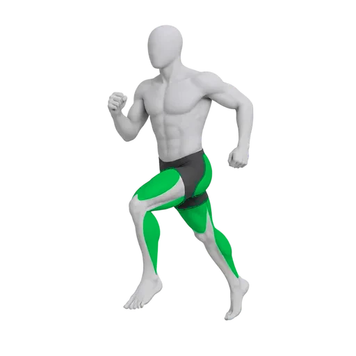 The same exercise with only the highlight recoloured to green #00B248; the figure is unchanged